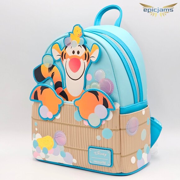 Loungefly Disney Winnie the Pooh Tigger Bathtime Mini Backpack